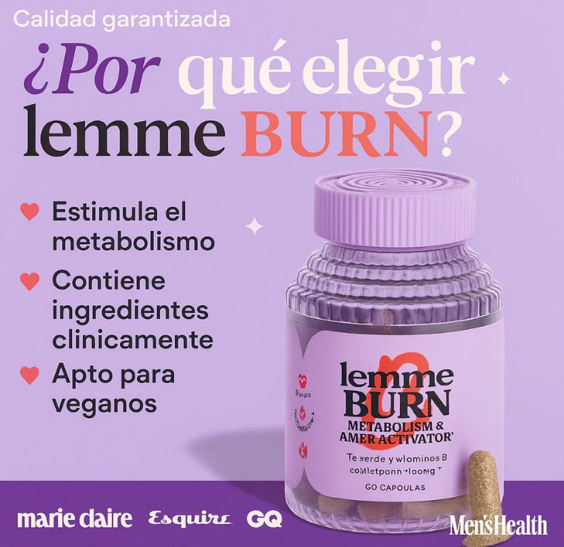 Lemme Burn (ORIGINAL) - Quemador de grasa - Despierta tu AMPK natural y dile adiós a la grasa abdominal